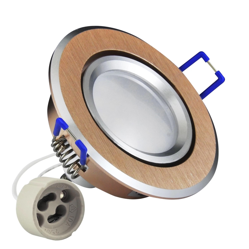 LED Podhledové svítidlo SUN OLAL 1xGU10/3,5W/230V 3000K pr. 8,4 cm zlatá