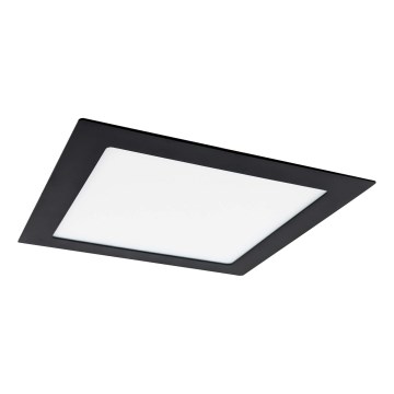 LED Podhledové svítidlo VEGA LED/18W/230V 2900/3900/5800K 22,5x22,5 cm černá