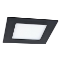 LED Podhledové svítidlo VEGA LED/6W/230V 2900/3900/5800K 12,5x12,5 cm černá
