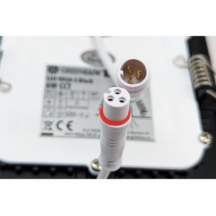 LED Podhledové svítidlo VEGA LED/6W/230V 2900/3900/5800K pr. 12,5 cm černá