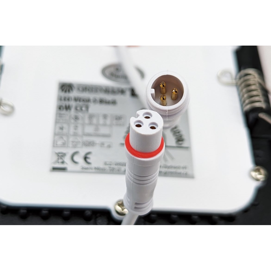 LED Podhledové svítidlo VEGA LED/6W/230V 2900/3900/5800K pr. 12,5 cm černá