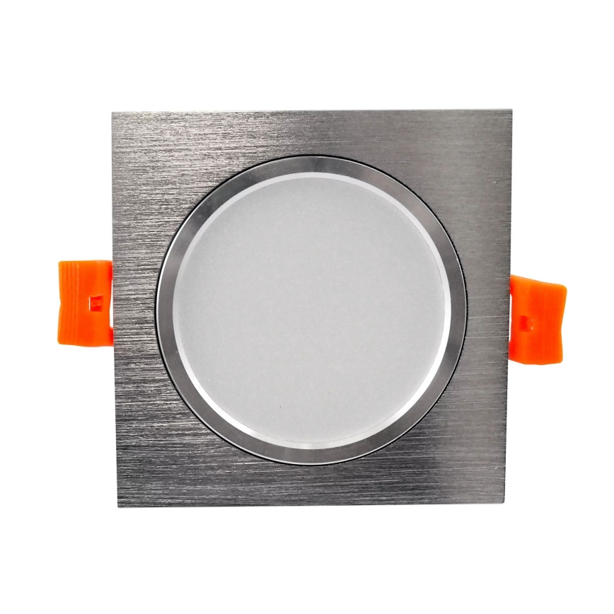 LED Podhledové svítidlo VENUS LED/7W/230V stříbrná hranaté