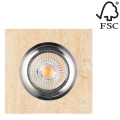 LED Podhledové svítidlo VITAR 1xGU10/5W/230V pískovec – FSC certifikováno