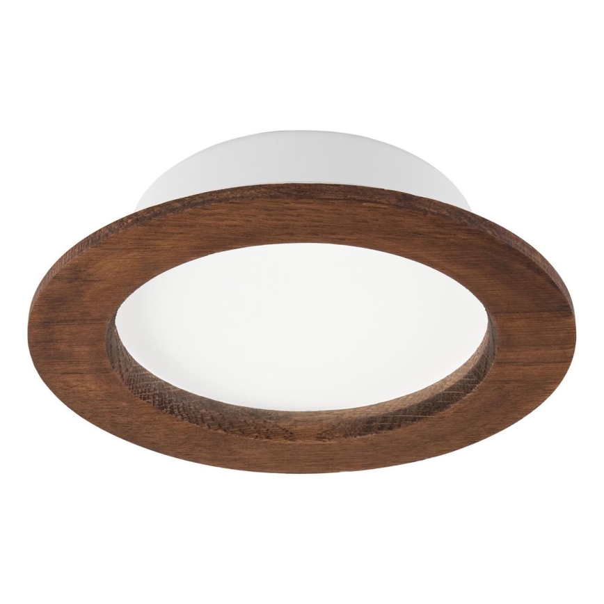 LED Podhledové svítidlo WOODY SPOT LED/12,5W/230V 3000K třešeň pr. 16 cm