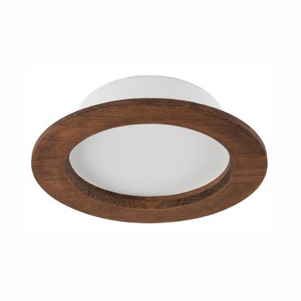 LED Podhledové svítidlo WOODY SPOT LED/12,5W/230V 3000K třešeň ø 16 cm