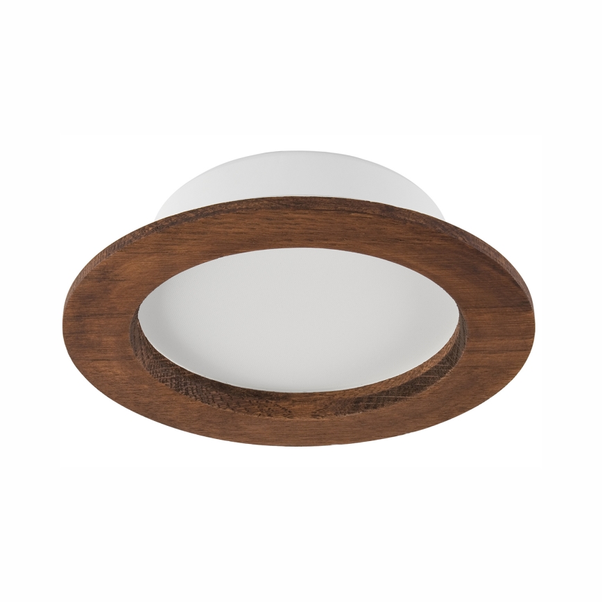 LED Podhledové svítidlo WOODY SPOT LED/12,5W/230V 3000K třešeň ø 16 cm