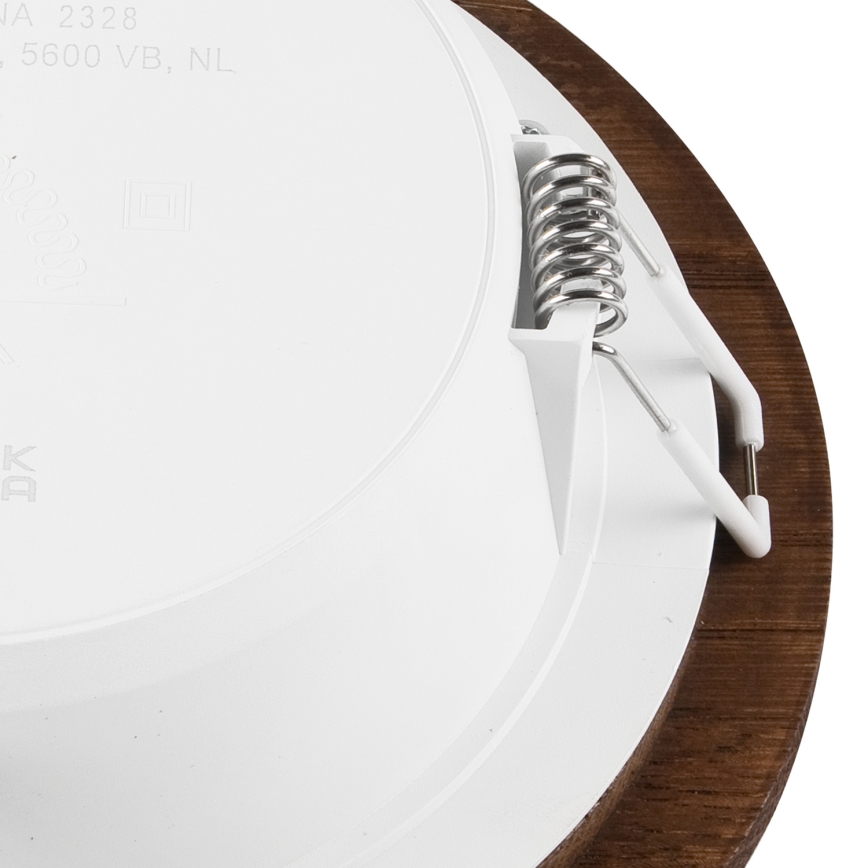 LED Podhledové svítidlo WOODY SPOT LED/12,5W/230V 3000K třešeň ø 16 cm