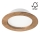 LED Podhledové svítidlo WOODY SPOT LED/12,5W/230V 4000K ořech ø 16 cm