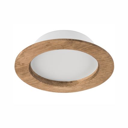 LED Podhledové svítidlo WOODY SPOT LED/12,5W/230V 4000K ořech ø 16 cm