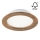 LED Podhledové svítidlo WOODY SPOT LED/16,5W/230V 4000K ořech ø 18,5 cm