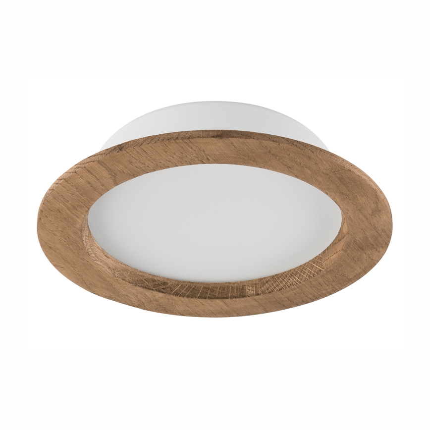 LED Podhledové svítidlo WOODY SPOT LED/16,5W/230V 4000K ořech ø 18,5 cm