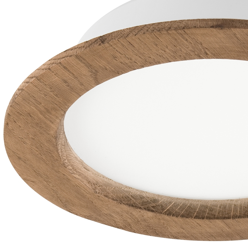 LED Podhledové svítidlo WOODY SPOT LED/16,5W/230V 4000K ořech ø 18,5 cm