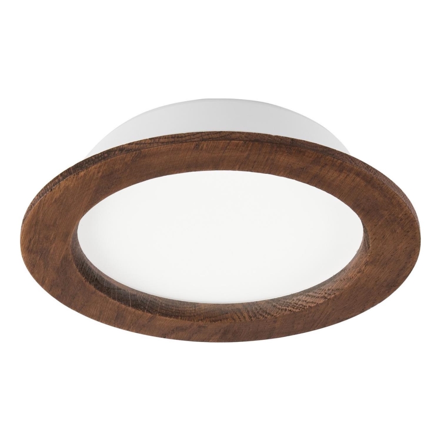 LED Podhledové svítidlo WOODY SPOT LED/16,5W/230V 4000K třešeň pr. 18,5 cm