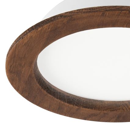 LED Podhledové svítidlo WOODY SPOT LED/16,5W/230V 4000K třešeň ø 18,5 cm
