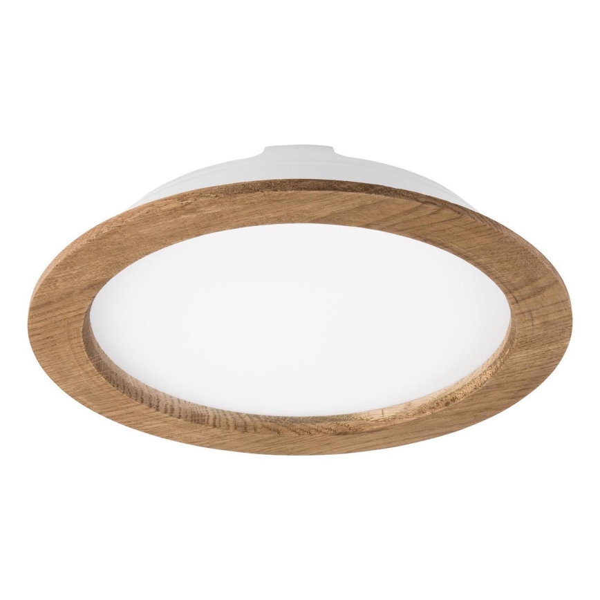 LED Podhledové svítidlo WOODY SPOT LED/23,5W/230V 4000K ořech pr. 23,5 cm