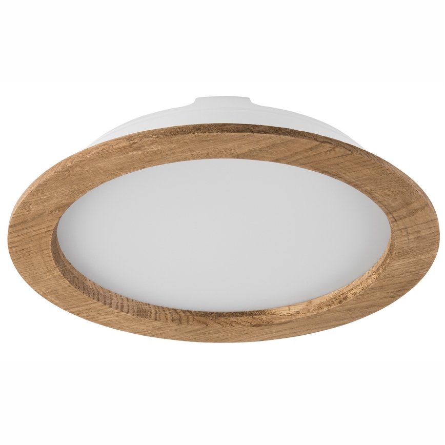 LED Podhledové svítidlo WOODY SPOT LED/23,5W/230V 4000K ořech ø 23,5 cm