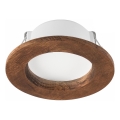 LED Podhledové svítidlo WOODY SPOT LED/5,5W/230V 4000K třešeň pr. 10 cm