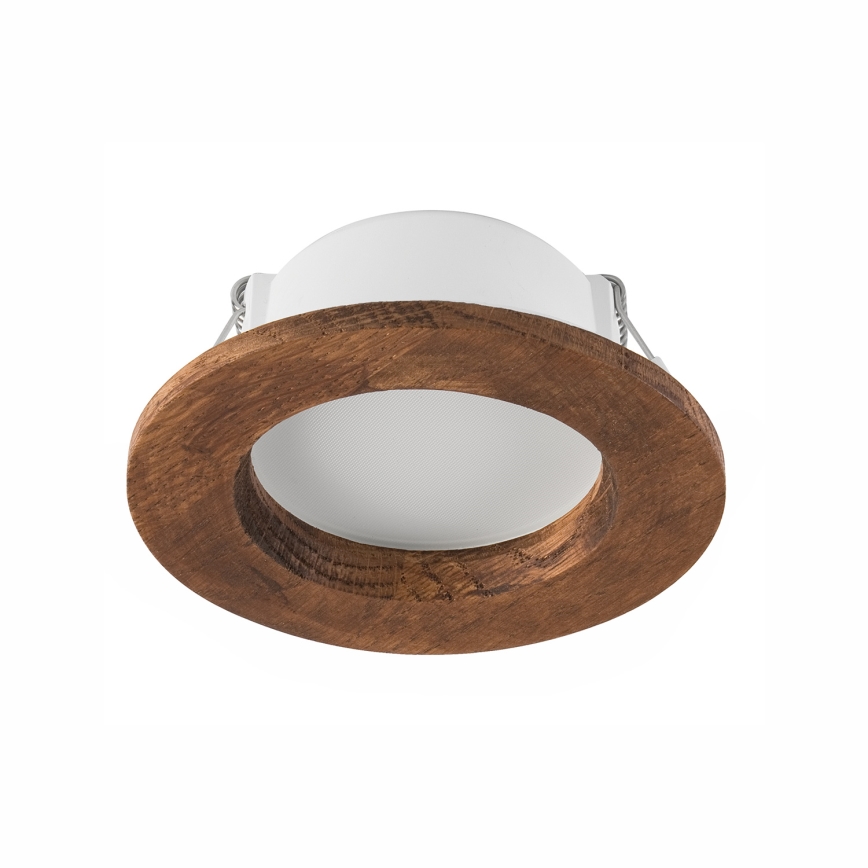 LED Podhledové svítidlo WOODY SPOT LED/5,5W/230V 4000K třešeň ø 10 cm