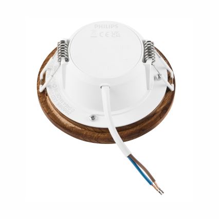 LED Podhledové svítidlo WOODY SPOT LED/5,5W/230V 4000K třešeň ø 10 cm