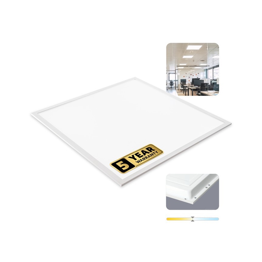 LED Podhledový panel DAVRO LED/40W/230V 4000K 59,5x59,5 cm bílá