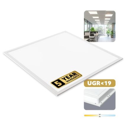 LED Podhledový panel DAVRO LED/40W/230V 4000K UGR19 59,5x59,5 cm bílá