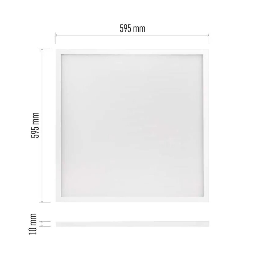 LED Podhledový panel PROXO LED/33W/230V 4000K 60x60 cm bílá