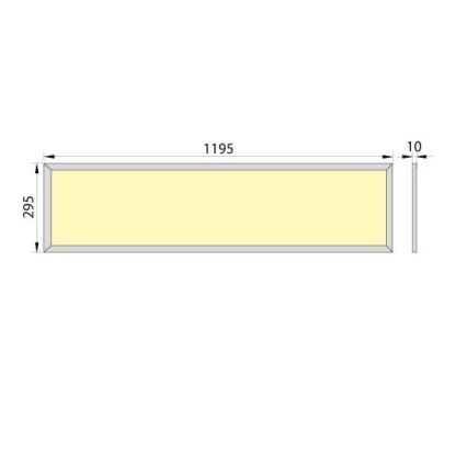 LED Podhledový panel XELENT 120 LED/50W/230V 4000K IP40