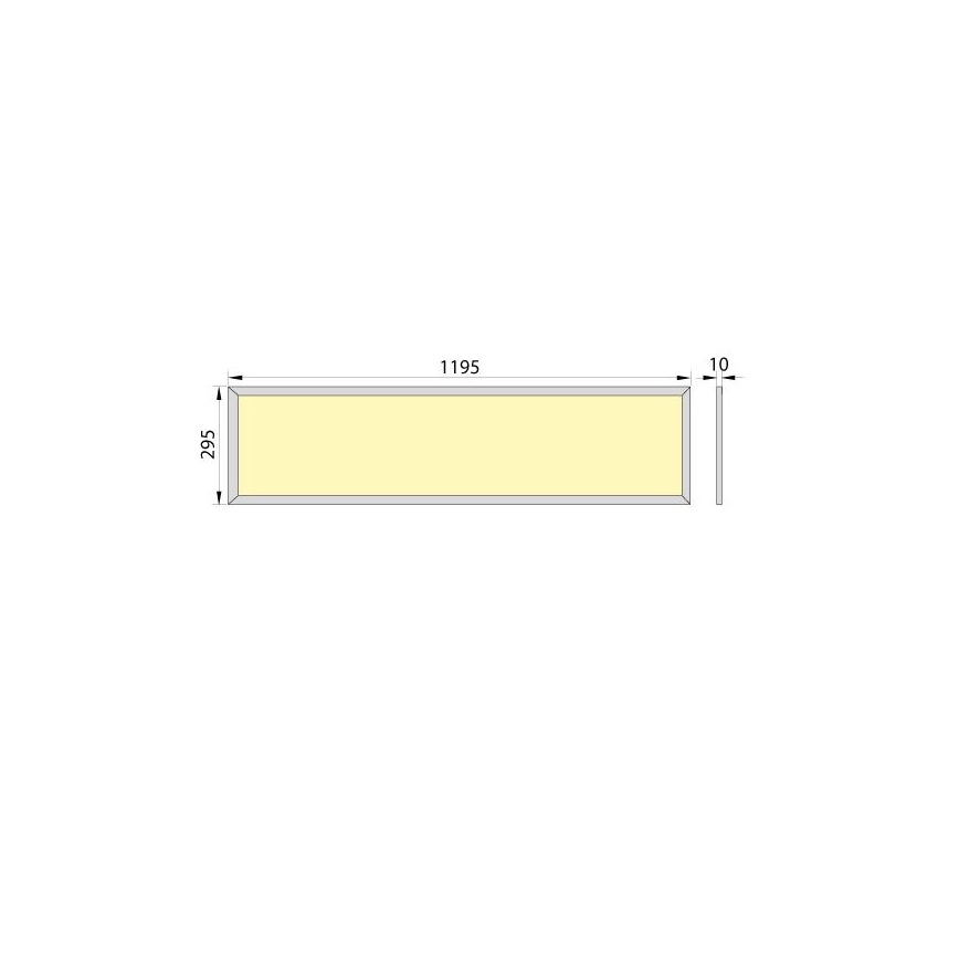 LED Podhledový panel XELENT 120 LED/50W/230V 4000K IP40