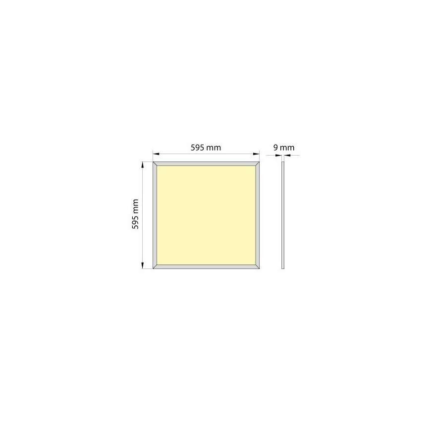 LED Podhledový panel XELENT 60 LED/40W/230V 4000K IP40