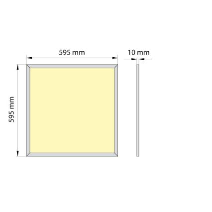 LED Podhledový panel XELENT 60 LED/50W/230V 4000K IP40