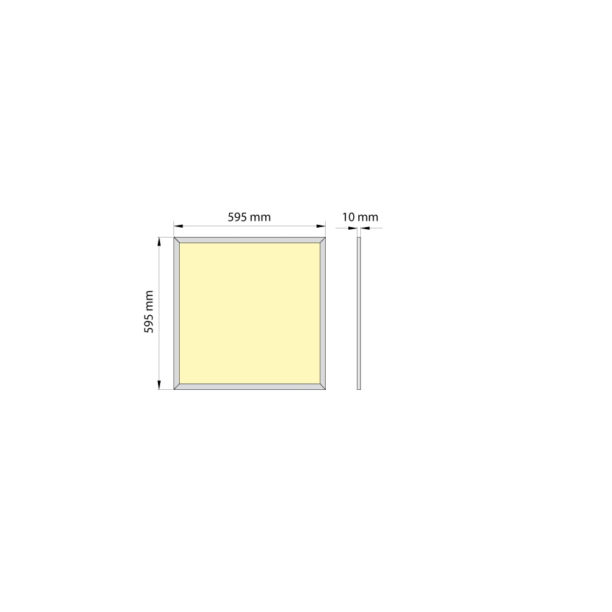 Podhledový LED Panel XELENT 60 LED/50W neutrální bílá