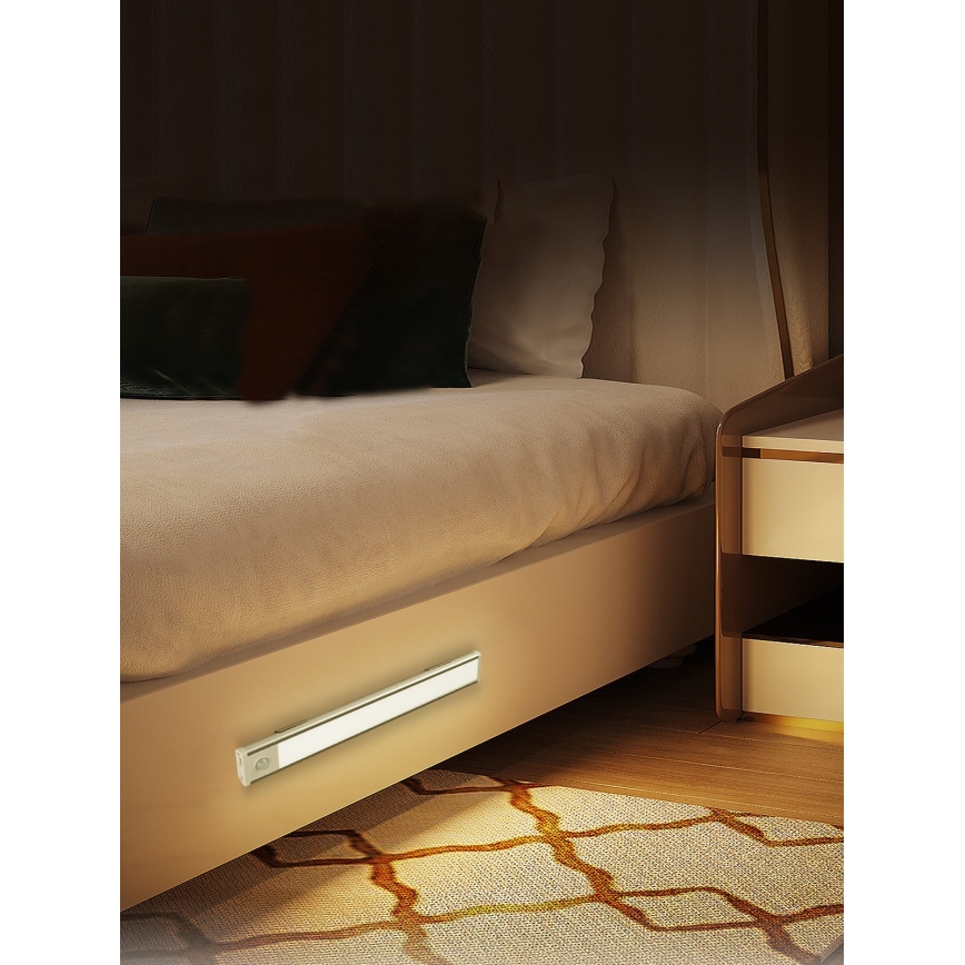 LED Podlinkové svítidlo CABINET-4 s PIR senzorem LED/1,5W/230V 1100mAh 4000K