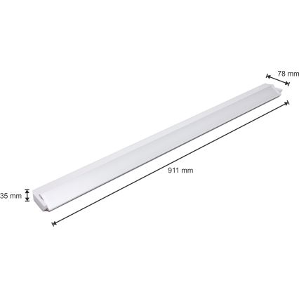 LED Podlinkové svítidlo LED/15W/230V bílá