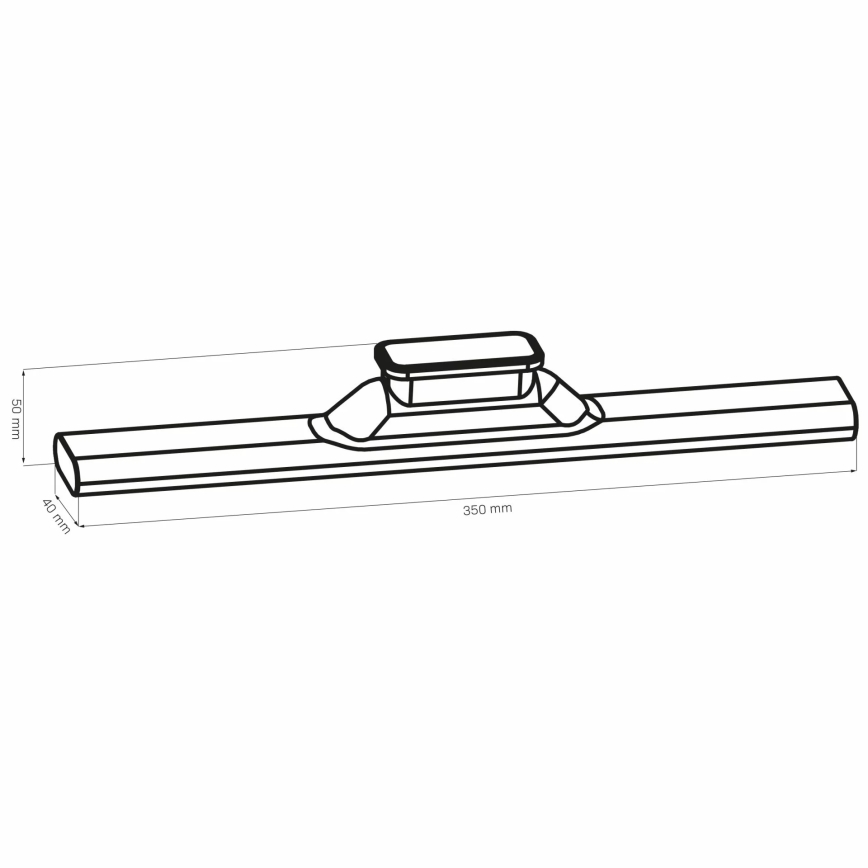 LED Podlinkové dotykové magnetické svítidlo LED/2,5W/5V USB 2700/4000/6500K 1200 mAh 35 cm bílá