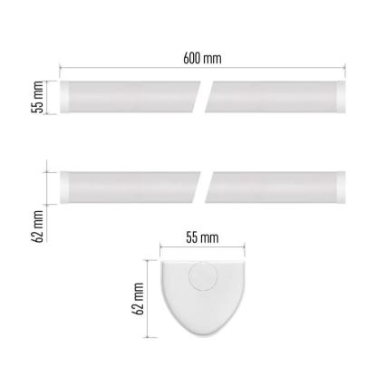 LED Podlinkové svítidlo LED/20W/230V 4000K 60 cm