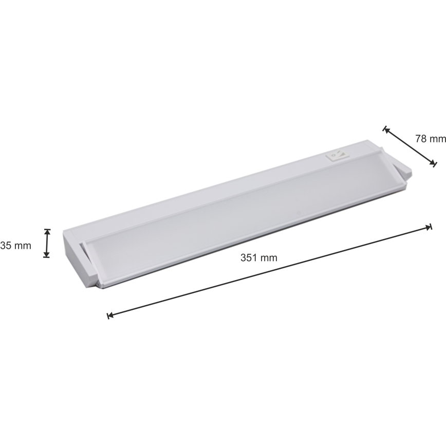 LED Podlinkové svítidlo LED/5W/230V Bílá