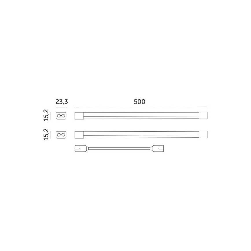 LED Podlinkové svítidlo pro pěstování rostlin GROWLY 2xLED/8,5W/230V bílá