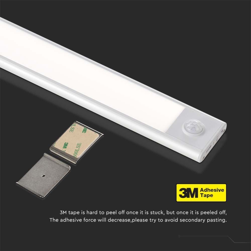 LED Podlinkové svítidlo se senzorem LED/1,5W/5V 1500 mAh 3000K