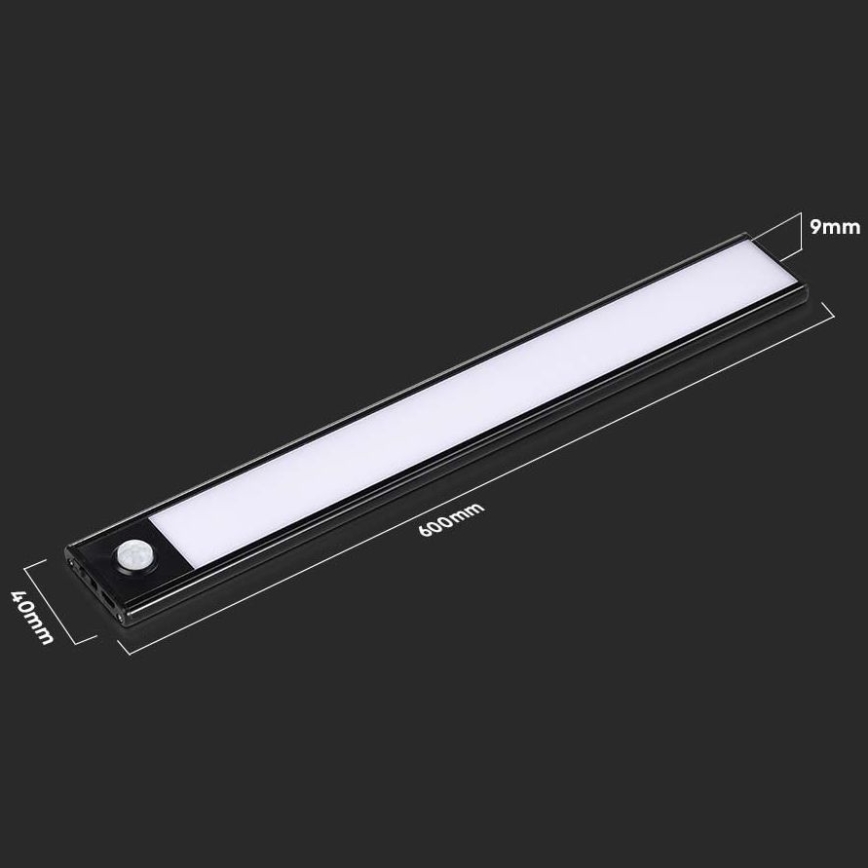 LED Podlinkové svítidlo se senzorem LED/2,5W/5V 4000K 3000 mAh