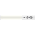 LED Podlinkové svítidlo se zásuvkami a USB porty LED/18W/230V 4000K stříbrná