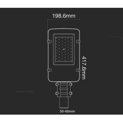 LED Pouliční lampa SAMSUNG CHIP LED/30W/230V 4000K IP65