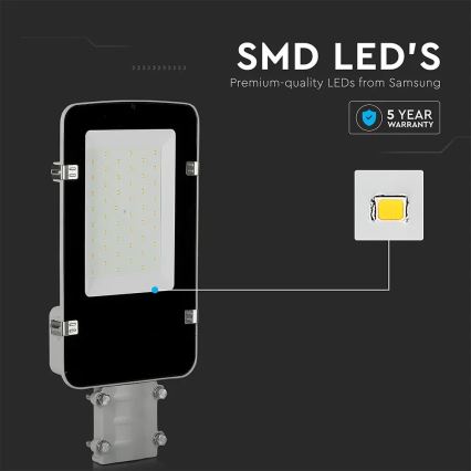 LED Pouliční lampa SAMSUNG CHIP LED/50W/230V 4000K IP65