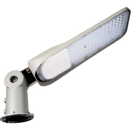 LED Pouliční lampa se senzorem soumraku SAMSUNG CHIP LED/100W/230V 6500K IP65 šedá
