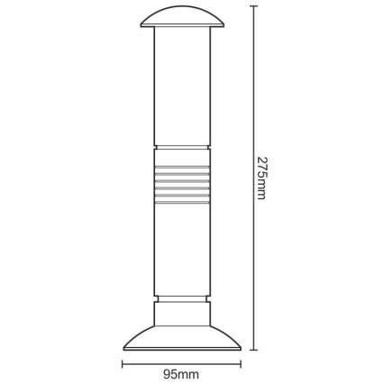 LED Přenosná lampa 2xLED/1xD IPX4