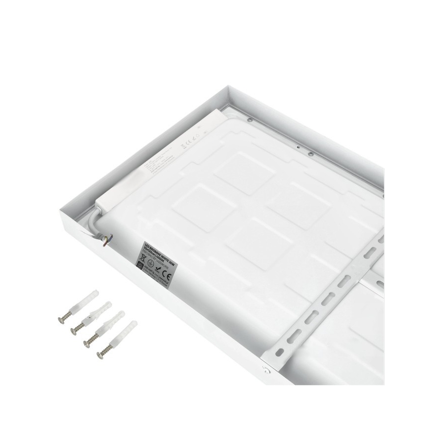 LED Přisazený panel BRISBANE LED/36W/230V 4000K 29,5x119 cm bílá