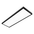 LED Přisazený panel BRISBANE LED/36W/230V 4000K 29,5x119 cm černá