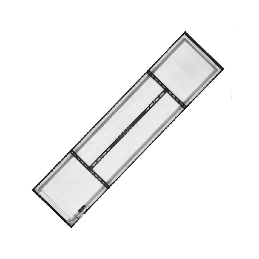 LED Přisazený panel BRISBANE LED/36W/230V 4000K 29,5x119 cm černá