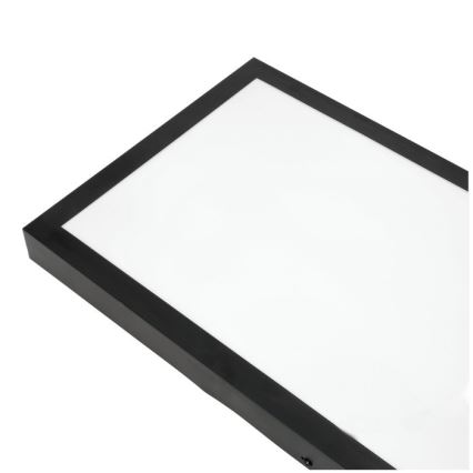 LED Přisazený panel BRISBANE LED/36W/230V 4000K 29,5x119 cm černá