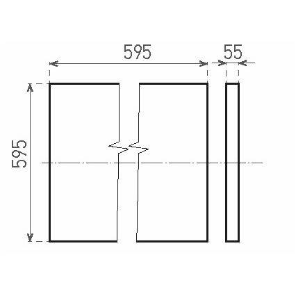 LED Přisazený panel ILLY LED/36W/230V