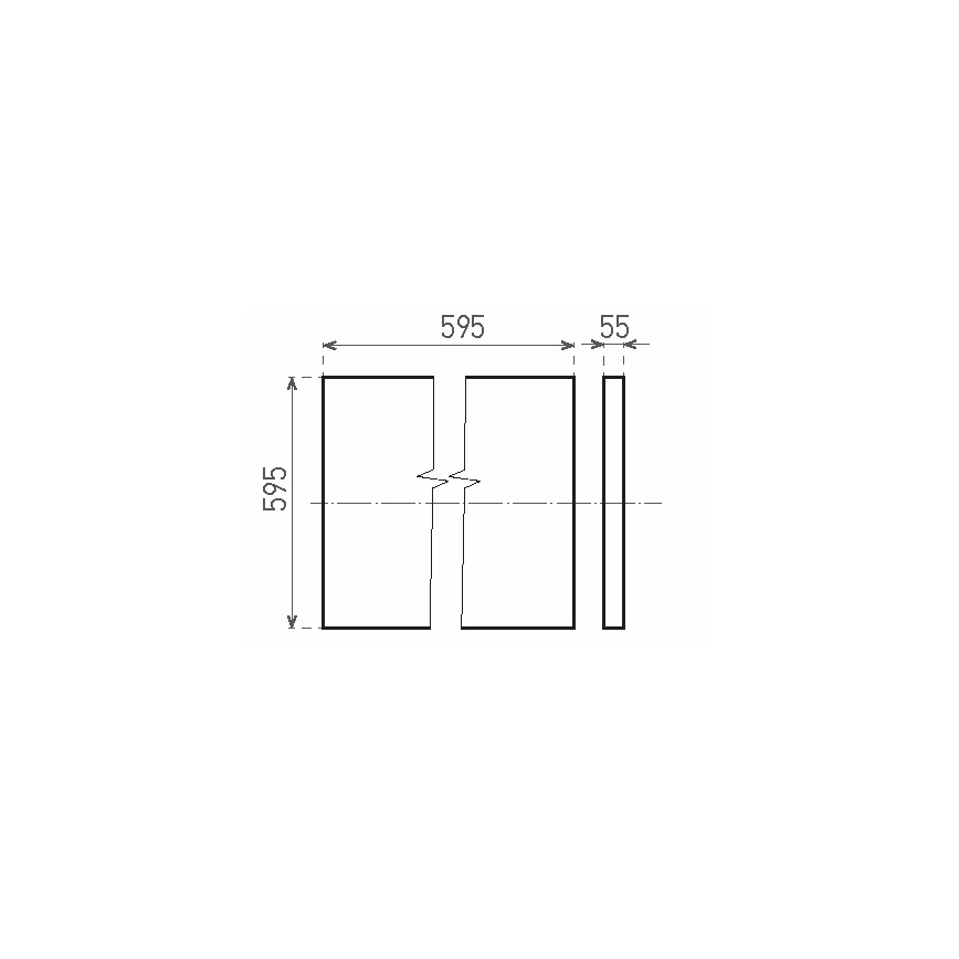 LED Přisazený panel ILLY LED/36W/230V